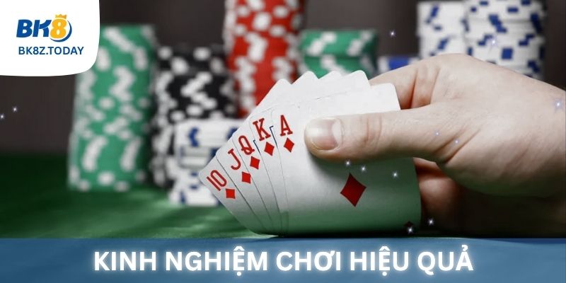 Kinh nghiệm chơi hiệu quả tại sòng bài BK8