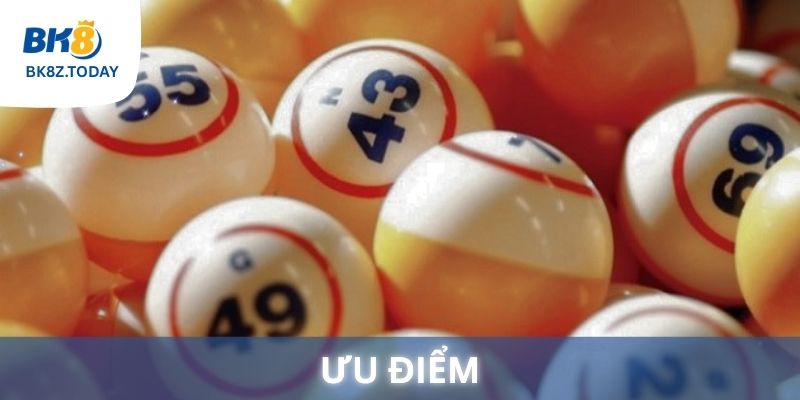 Ưu điểm nổi bật khi chơi Xổ số tại BK8