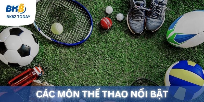 Các môn thể thao nổi bật tại BK8