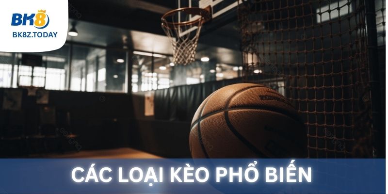 Các loại kèo phổ biến tại Kèo Bóng Rổ Một Hiệp