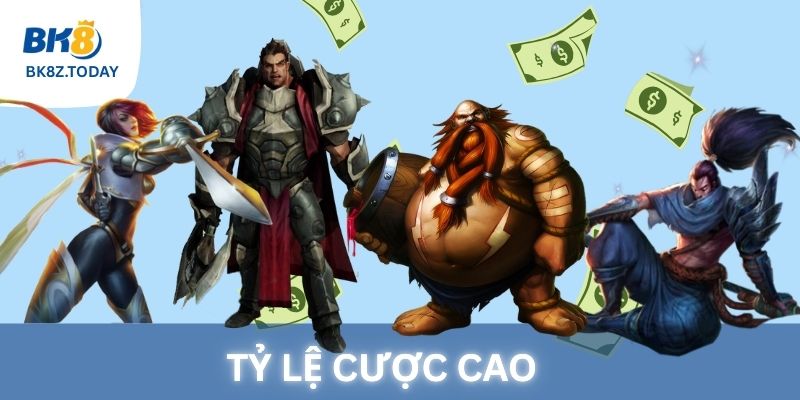 Thể Thao Điện Tử BK8 có tỷ lệ cược cao